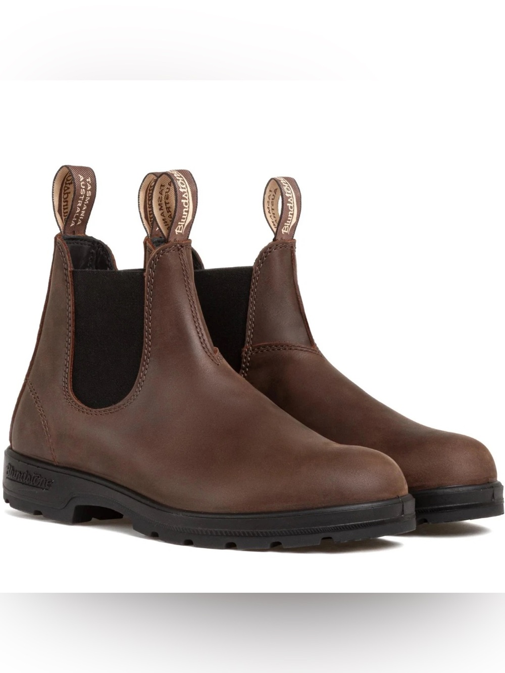 Blundstone 1609 Antique Brown Elastic Sided Boots US Women’s 8 Men’s 6 NWOB
